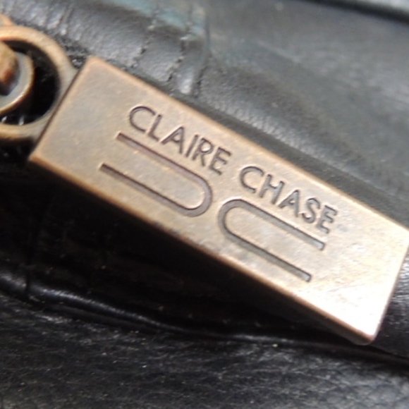 Claire Chase Black Leather Backpack main image 6